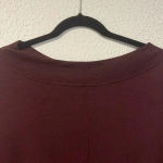 Athleta Burgundy Studio Barre 2.0 sweatshirt dress size X small Photo 5
