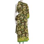 ALEMAIS WINNIE MIDI DRESS CHOCOLATE/FLORAL SIZE 2 NWT Green Photo 3