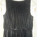 J. Jill Dress Classy Old Money Black Velvet Sleeveless Shift Dress Small New Photo 14