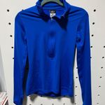 Nike Women’s Blue Quarter-Zip Pullover Size S Photo 0