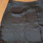 Forever 21  black silk mini skirt Photo 2