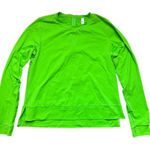 Lululemon Women's Long Sleeve Pullover Green Size‎ 10 Athleisure Top Photo 0