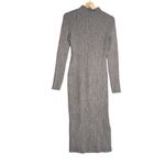 Nordstrom Vici Collection NEW Newtown Mock Neck Knit Midi Dress Sz M MSRP $56 Gray Size M Photo 5