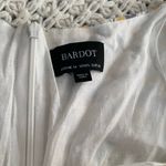 Bardot  Floral Ruched Mini Dress | Yellow & Grey Photo 1