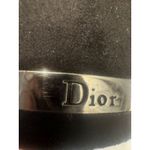 Christian Dior Dior Paris Black Suede Leather Lace Up Open Toe Heels Women's Size 38.5 Photo 2