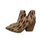 Vince Camuto Gigietta Faux Snake Skin High Block Heel Western Booties Size 6.5M Photo 6