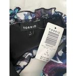 Torrid  Mini‎ Ruffle Trim Dress Chiffon Floral Multi-Color Plus Size 1X NWT Photo 8
