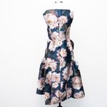 Kay Unger Lydia Tea Length Floral Dress Size 2 Photo 2