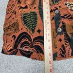 Farm Rio Anthropologie Farm‎ Rio Button Down Blouse Plants Leaves Size S Safari Photo 5