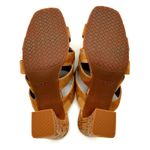 NYDJ Loreri Suede Leather Tan Cork Mule Block Heel Casual Sandals Size 9 Photo 1