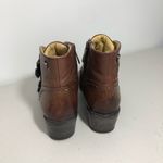 Bussola  Antwerpen Rust Brown Ankle Boots with Buckle Detail Photo 7