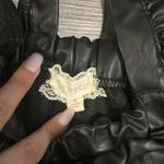 Black Ruffled Pinafore Skirt Size 8 Photo 4