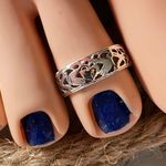 Sterling Silver Claddagh Band Toe Ring Midi Ring Photo 1