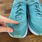 HOKA Womens Sneaker 10 Bondi 7 Training Blue Running Eggshell Athletic Walking Photo 4