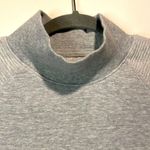 The North Face - Relaxed Cropped Mock Neck Ribbed Pullover in Grey- Size Small Photo 7