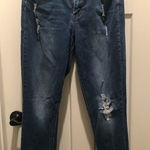 Hydraulic  “WES” High Rise Slim Straight Denim Distressed Jeans Size 11 GUC Photo 0