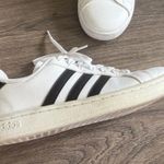 Adidas  Grand Court Cloudfoam Comfort White Black Stripe Sneakers Shoes women's 7 Photo 0