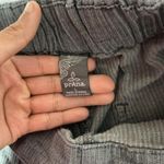 prAna Linen Blend Utility Pants Drawstring Waist Casual Trousers Comfy Gray Photo 2