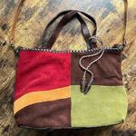 Patricia Nash Zola colorblock patchwork designer satchel handbag Photo 0