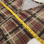 Button down tie front knit blouse long sleeve V Photo 4