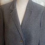 Tommy Hilfiger  NVI blazer striped navy blue white long sleeve suit jacket nwt XL Photo 0