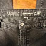 Sonoma Z DRAFT - Life & Style Black Slim Straight Jeans Size 16W Photo 2