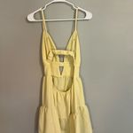 SheIn Light Yellow Tiered Dress Photo 1