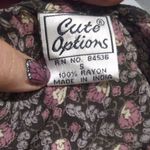 Cute Options Mauve lightweight shift dress Sz S Pink Photo 3