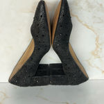 Adrienne Vittadini  Fiona Pump Heels Woman 8 Black Beaded Block Heel‎ Pointed Toe Photo 7