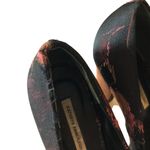 Kathryn Amberleigh Platform Pumps Heels Jacquard Black Brown 6.5 Photo 4