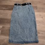 Stuffed Shirt Jeanswear Vintage Denim Blue Jean MIDI Skirt 11/12 Size undefined Photo 0