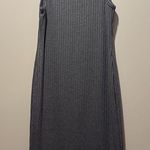Nine West Gray Ribbed Midi Dress Photo 2