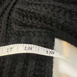 Zadig & Voltaire Zadig Voltaire Black Chunky Knit Zip Up Sweater Cheri Rainbow Heart Back Cozy Photo 5