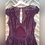 Urban Outfitters  Kimchi Womens Purple Floral Lace Short Sleeve Dress,Size M Photo 3