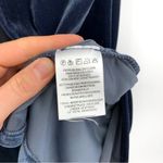 Jenny Yoo Collections Issa Off-The-Shoulder Stretch Velvet Gown Dusty Blue 8 Photo 10