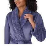 NWT Carol Hickman Women's indigo purple Robe size M. Super warm and fuzzy! Size M Photo 1