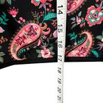 Lands End Board Skort Womens 4 Black Paisley Floral Quick Dry Active Swim Skirt Photo 8