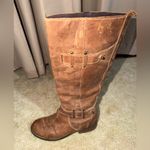 Corral Boots Brown Tan Leather Riding Boots Western Size 8 Photo 3