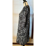 Old Navy Small Black and White Whimsical fairytale forest dress Photo 7