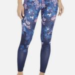Jockey Ombre Floral Print Leggings Blue Pink M Size M Photo 0