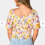 BuddyLove NWT Buddy Love Billie Smocked Puff Sleeve Top sz M Photo 2