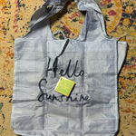 Kate Spade Blue and White Striped Tote - Hello Sunshine Reusable Photo 0