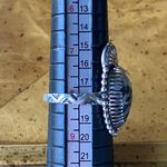 White Buffalo Sterling Silver Ring Size 8 Black Photo 7