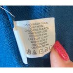 Orvis Teal Merino Wool V Neck Pullover Long Sleeve Sweater Women's Size S Preppy Photo 5