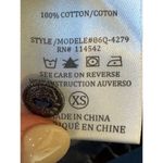 BLANK NYC  Shirt‎ Women XS Blue Plaid You Oughta Know Raw Hem Button Up Western Photo 11