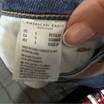 American Eagle AE Highest Rise Mom Distressed Raw Hem Denim Jeans Photo 11