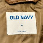 Old Navy  Faux Leather Moto Jacket Women’s Size Medium Photo 4