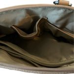 Giani Bernini Olive Green Dome Satchel Bag with Tan Accents Medium Photo 2