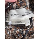 Anthropologie Real Fun, Wow! for  Flannel Piping Sleep Shorts Size Medium Floral Photo 5