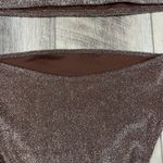 SKIMS Brown Metallic Bikini Set Photo 6